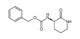 (R)-3-(Cbz-氨基)-2-哌啶酮结构式