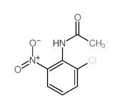 Acetamide,N-(2-chloro-6-nitrophenyl)- Structure