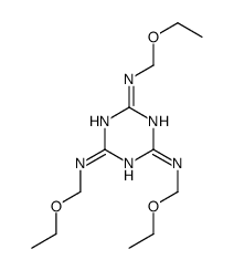 2-N,4-N,6-N-tris(ethoxymethyl)-1,3,5-triazine-2,4,6-triamine Structure