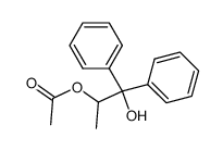 2-acetoxy-1,1-diphenylpropan-1-ol结构式