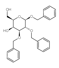 苄基2,3-二-O-苄基-β-D-吡喃半乳糖苷结构式