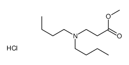 methyl N,N-dibutyl-beta-alaninate hydrochloride Structure