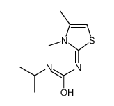 (1E)-1-(3,4-dimethyl-1,3-thiazol-2-ylidene)-3-propan-2-ylurea Structure