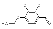 2,3-二羟基-4-乙氧基苯甲醛结构式