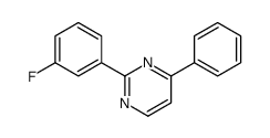 2-(3-fluorophenyl)-4-phenylpyrimidine结构式