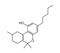 7,8,9,10-tetrahydro-3-pentyl-6,6,9-trimethyl-6H-dibenzo[b,d]pyran-1-ol结构式