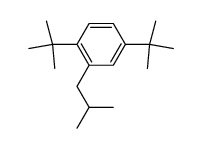 2,5-di-t-butyl-1-isobutylbenzene结构式