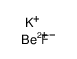 beryllium,potassium,trifluoride Structure