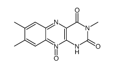 3-methyllumichrome-10-N-oxide Structure