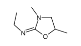 N-ethyl-3,5-dimethyl-1,3-oxazolidin-2-imine Structure