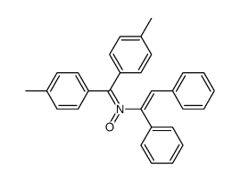 1,1-di-p-tolyl-3,4-diphenyl-N-oxo-2-azabutadiene Structure