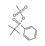 tert-butylphenylphosphinic methanesulfonic anhydride Structure
