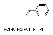 styrene, compound with platinum (II)-chloride Structure