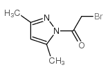 1-(溴乙酰基)-3,5-二甲基-1H-吡唑(9ci)结构式