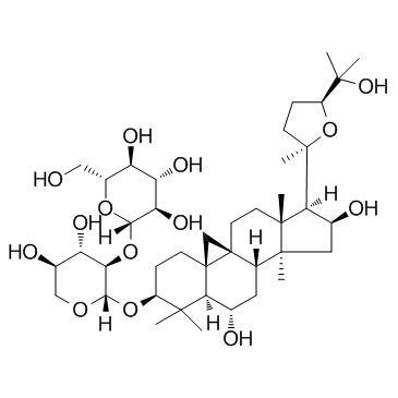 黄芪皂苷III结构式