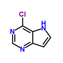4-氯吡咯并[2,3-D]嘧啶结构式