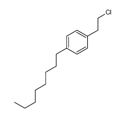1-(2-chloroethyl)-4-octylbenzene Structure