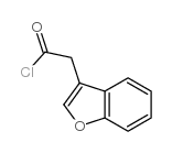 3-苯并呋喃乙酰氯结构式