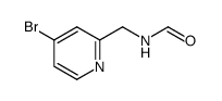 N-((4-bromopyridin-2-yl)methyl)formamide结构式