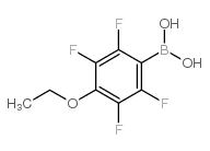 4-乙氧基-2,3,5,6-四氟苯基硼酸结构式