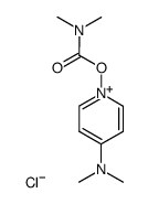 4-(dimethylamino)-1-((dimethylcarbamoyl)oxy)pyridin-1-ium chloride Structure