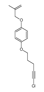 1-(5-chloropent-4-ynoxy)-4-(2-methylprop-2-enoxy)benzene Structure