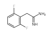 2-(2,6-difluoro-phenyl)-acetamidine structure