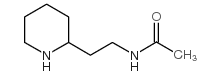 N-(2-哌啶-2-基乙基)乙酰胺结构式