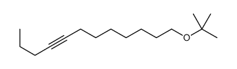 12-[(2-methylpropan-2-yl)oxy]dodec-4-yne结构式