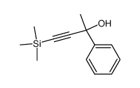 2-phenyl-4-(trimethylsilyl)-3-butyn-2-ol Structure