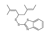 2-(2,6-dimethylocta-2,6-dien-4-yldisulfanyl)-1,3-benzothiazole Structure