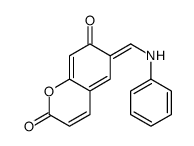 6-(anilinomethylidene)chromene-2,7-dione Structure