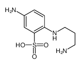 5-amino-2-(3-aminopropylamino)benzenesulfonic acid Structure