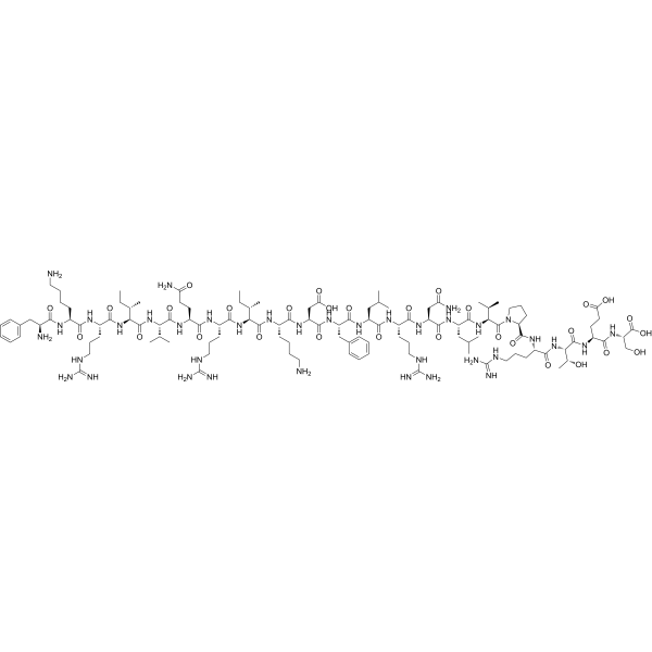 LL-37 FKR trifluoroacetate salt结构式