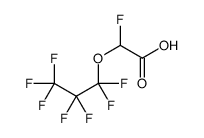 2-fluoro-2-(1,1,2,2,3,3,3-heptafluoropropoxy)acetic acid结构式