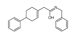 N-benzyl-2-(4-phenylcyclohexen-1-yl)acetamide结构式