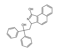 3-(2-hydroxy-2,2-diphenylethyl)-2,3-dihydrobenzo[g]isoindol-1-one Structure