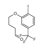4-[2-iodo-5-(trifluoromethyl)phenoxy]butanal Structure