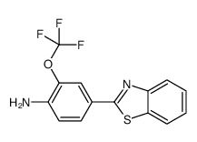 4-(1,3-benzothiazol-2-yl)-2-(trifluoromethoxy)aniline Structure