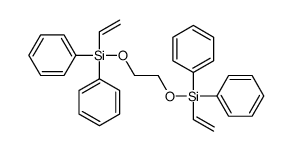 ethenyl-[2-[ethenyl(diphenyl)silyl]oxyethoxy]-diphenylsilane Structure