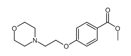 4-(2-吗啉-4-基-乙氧基)苯甲酸甲酯结构式