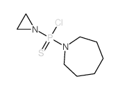 Phosphinothioicchloride, 1-aziridinyl(hexahydro-1H-azepin-1-yl)- (7CI)结构式