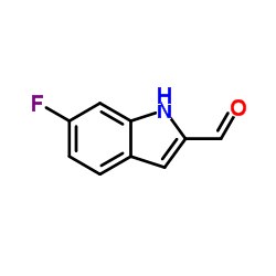 6-Fluoro-1H-indole-2-carbaldehyde Structure