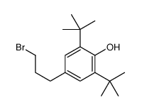 4-(3-bromopropyl)-2,6-ditert-butylphenol Structure