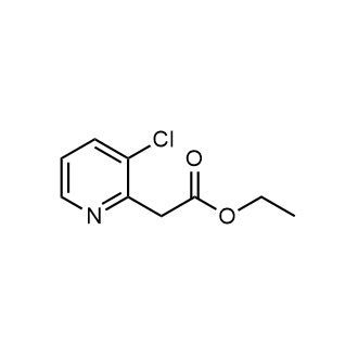 2-(3-氯吡啶-2-基)乙酸乙酯结构式