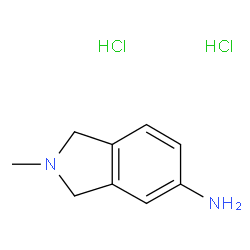 2-甲基异吲哚啉-5-胺二盐酸盐结构式