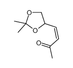 4-(2,2-dimethyl-1,3-dioxolan-4-yl)but-3-en-2-one Structure