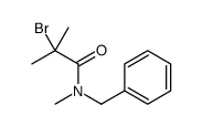 N-benzyl-2-bromo-N,2-dimethylpropanamide结构式