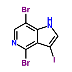 4,7-Dibromo-3-iodo-1H-pyrrolo[3,2-c]pyridine picture