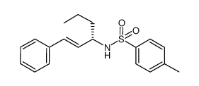 (S,E)-1-phenyl-N-tosylhex-1-en-3-amine Structure